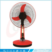 Ventilateur de table rechargeable solaire DC électrique en plastique de 12 &#39;&#39; 16 &#39;&#39;